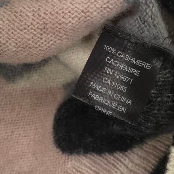 Skull Cashmere Crew Neck Camo Skull Sweater 100% Cashmere - Picture 7 of 9